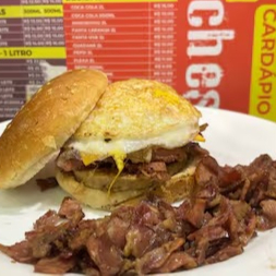 Hamb. De Picanha, Queijo, Ovo, Alface, Catchup, Maionese Temperada E Batata Palha