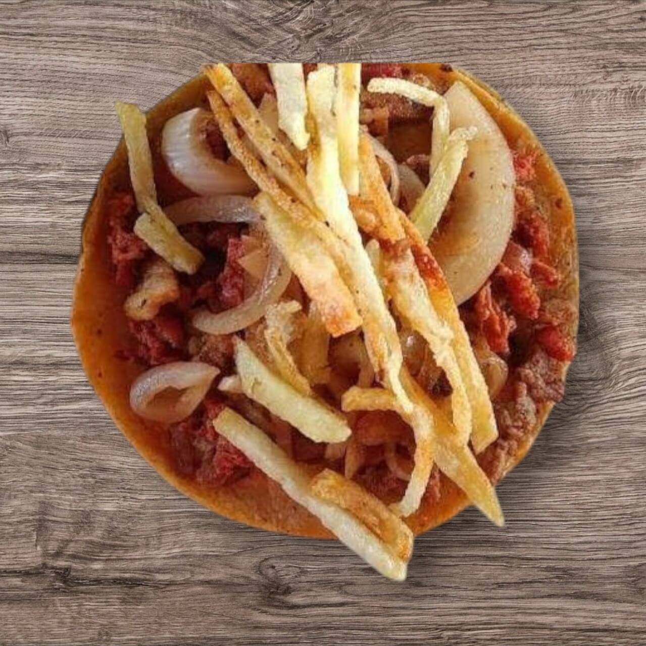 TACO CAMPECHANO CON PAPAS