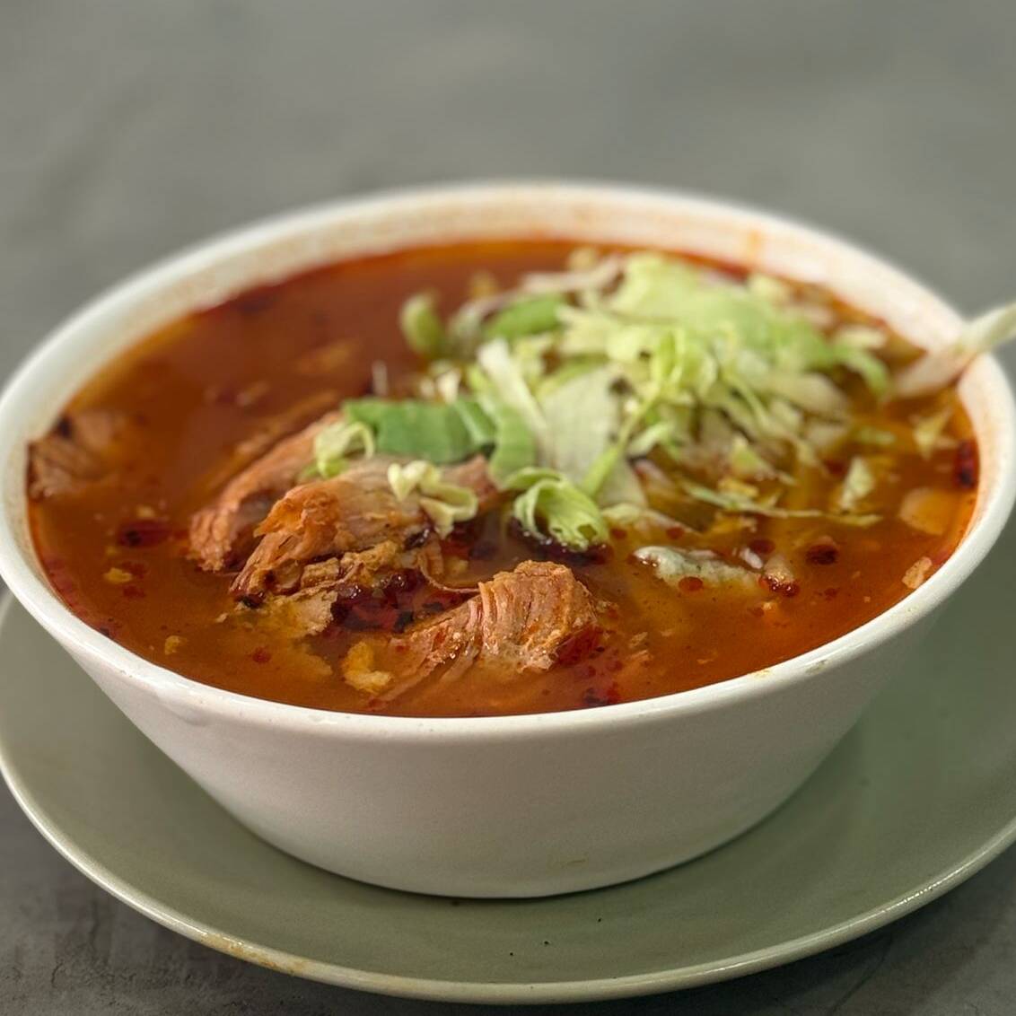 Combo - Pozole Chico 1/2 litro + Agua Fresca