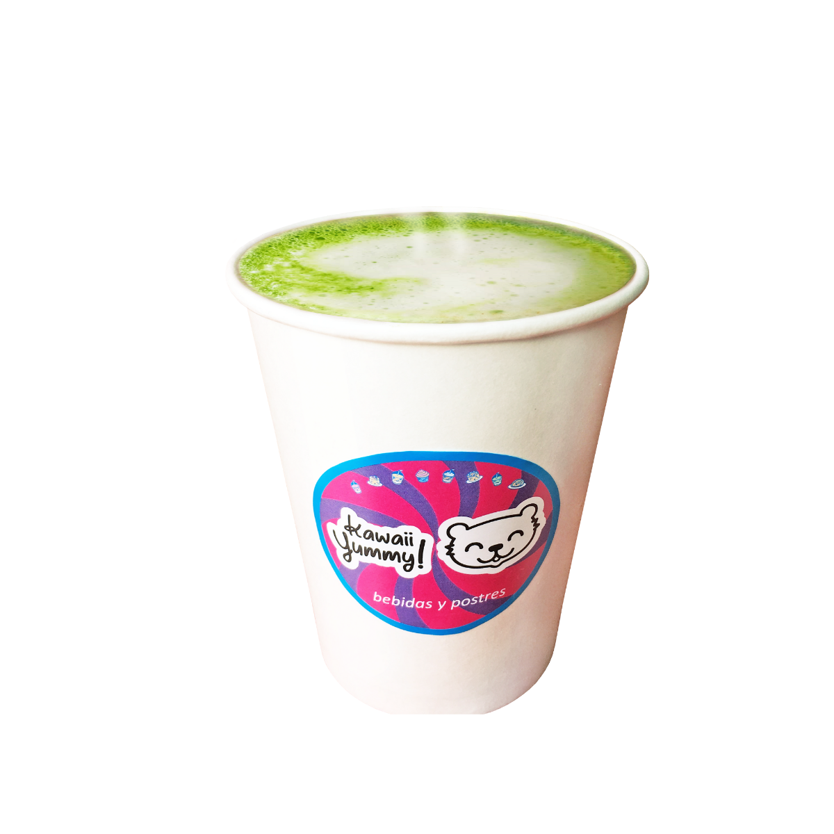 Yummy Matcha Latte Caliente
