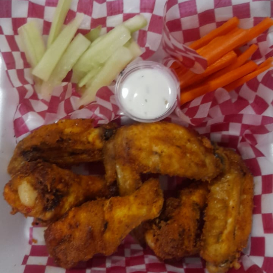 Alitas Naturales 6 Pzas..