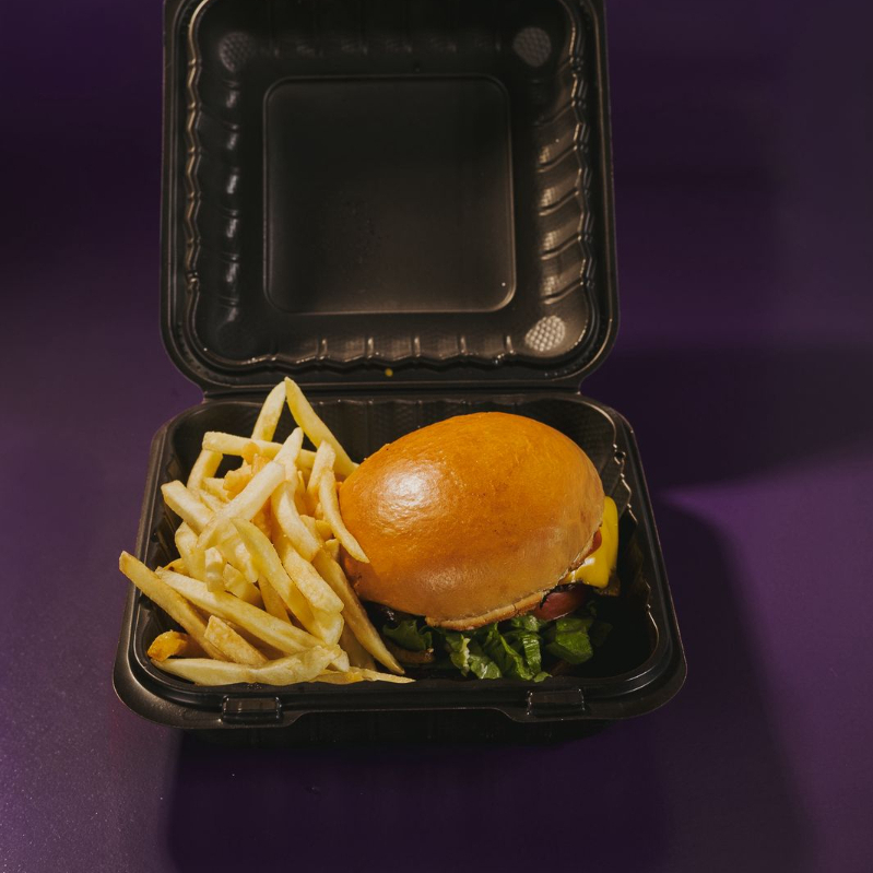 2 Hamburguesas Manía con Papas