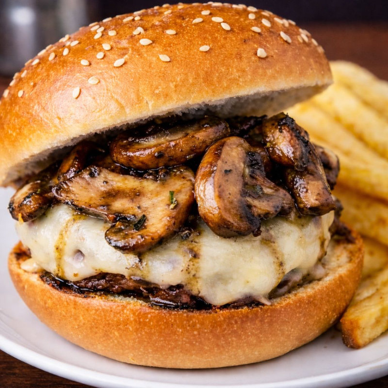 Burguer Champiqueso Plancha