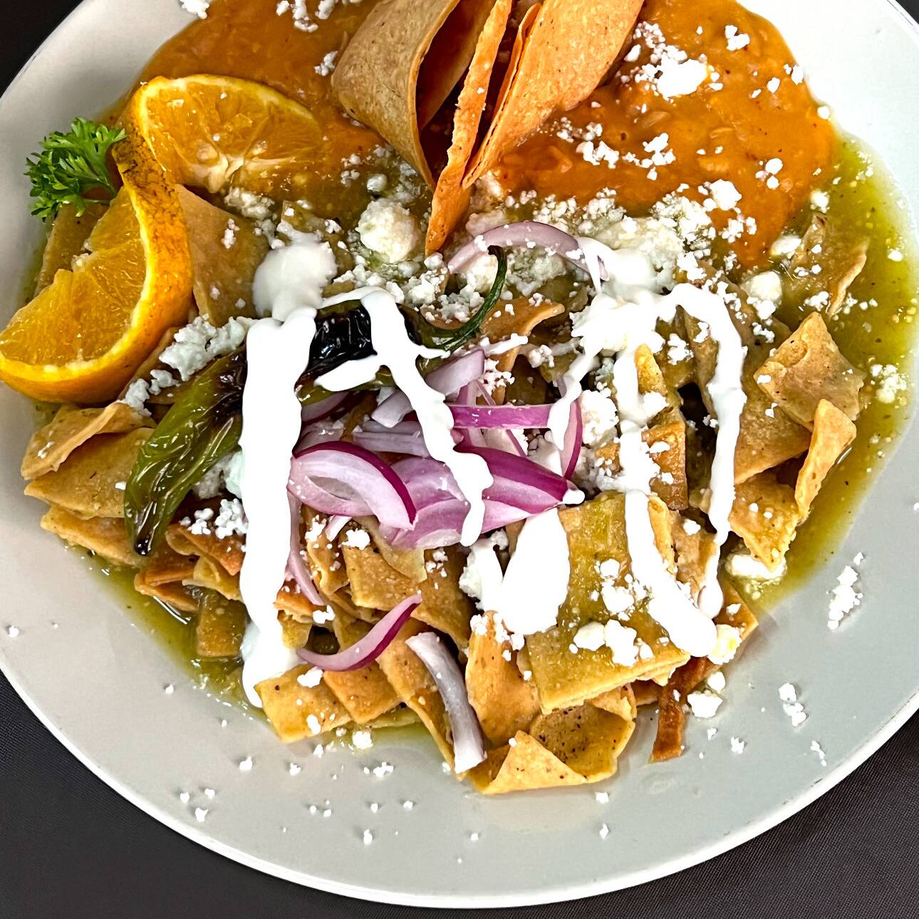 Chilaquiles Verdes Sencillos