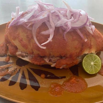 Torta Ahogada de Carnitas