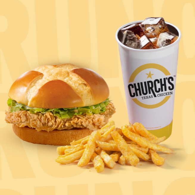 1 Sandwich Fajita + Papas Chicas +1 Refresco