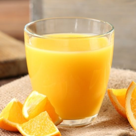 Naranjada en Vaso