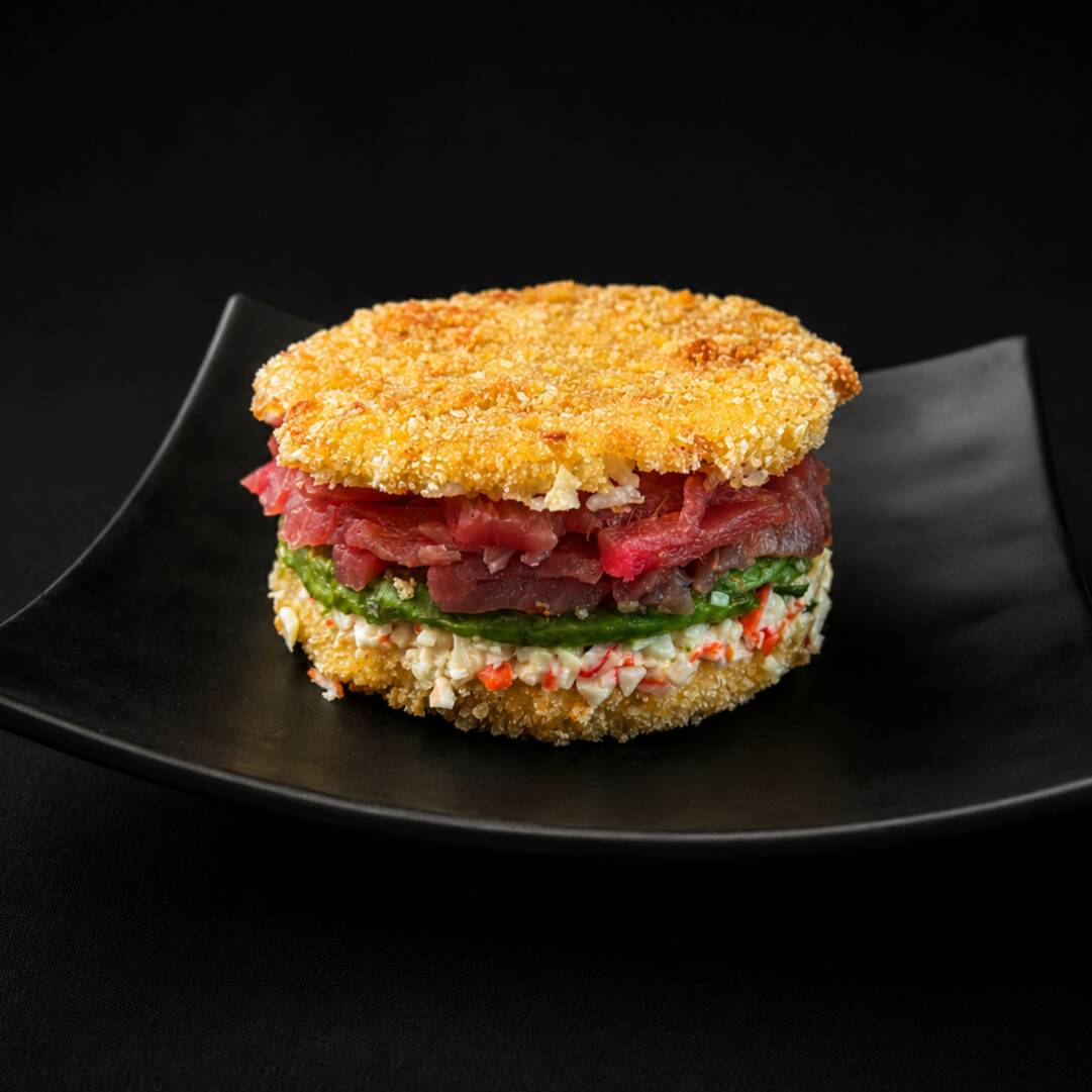 HAMBURGUESA DE SUSHI ATUN FRESCO