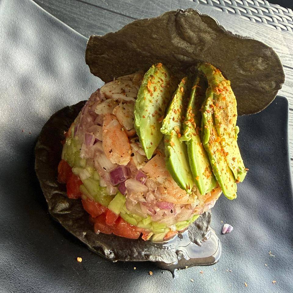 Tostada de Camarón