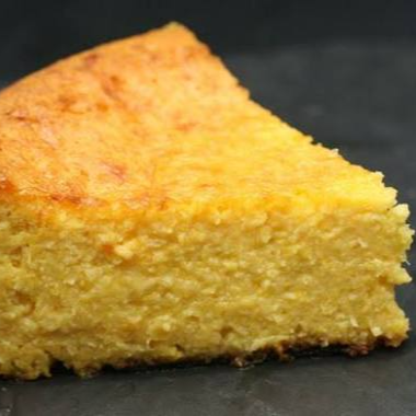 Rebanada de Pastel De Elote