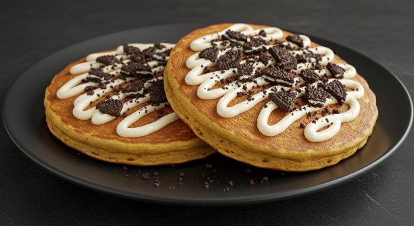 Pancakes de Oreo