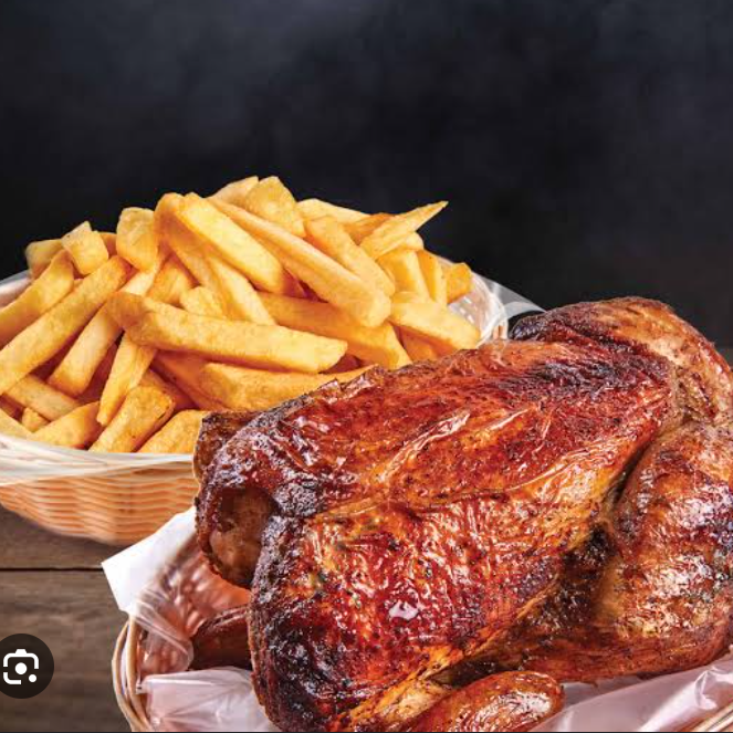 Pollo Brasa con Papa.