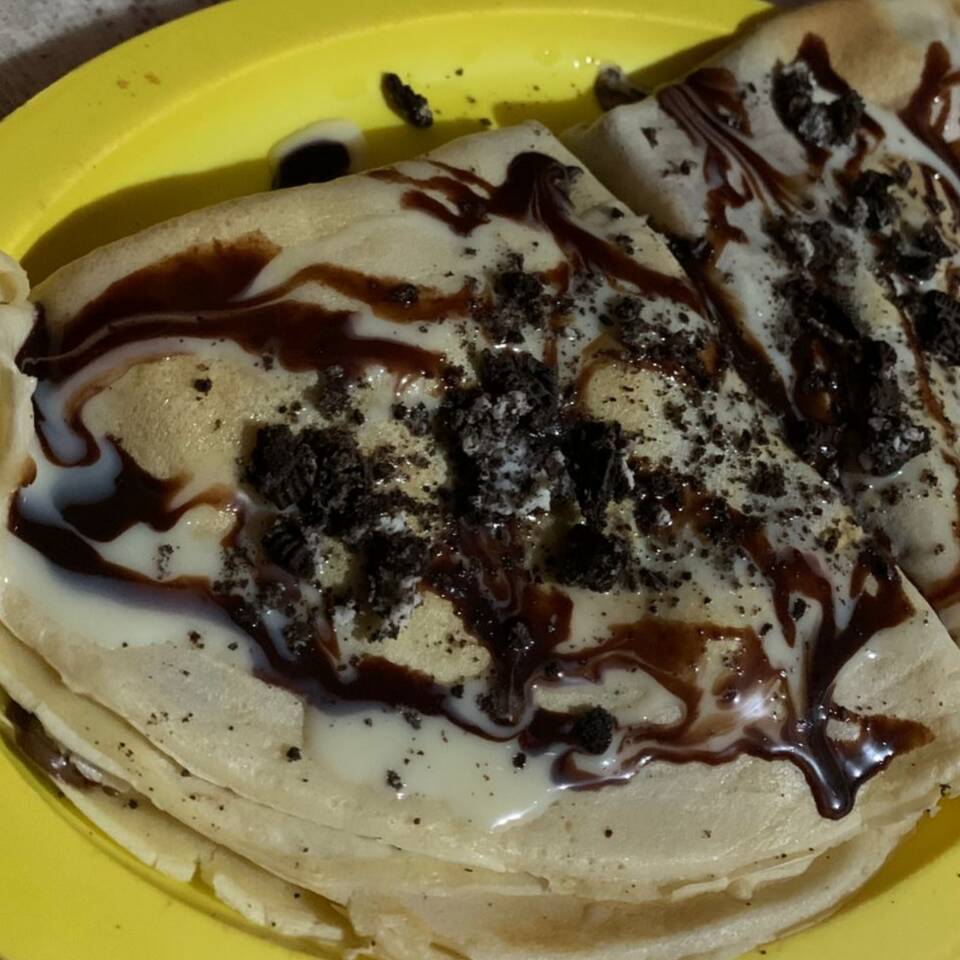 2 Crepas con NUTELLA y LECHERA