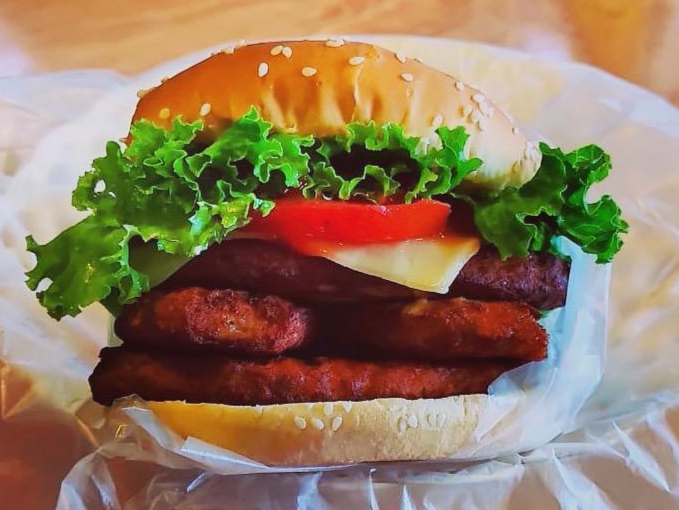 Hamburguesa Doble Pollo