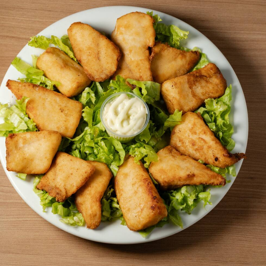 Dê da agua na Boca nossa tilapia empanada