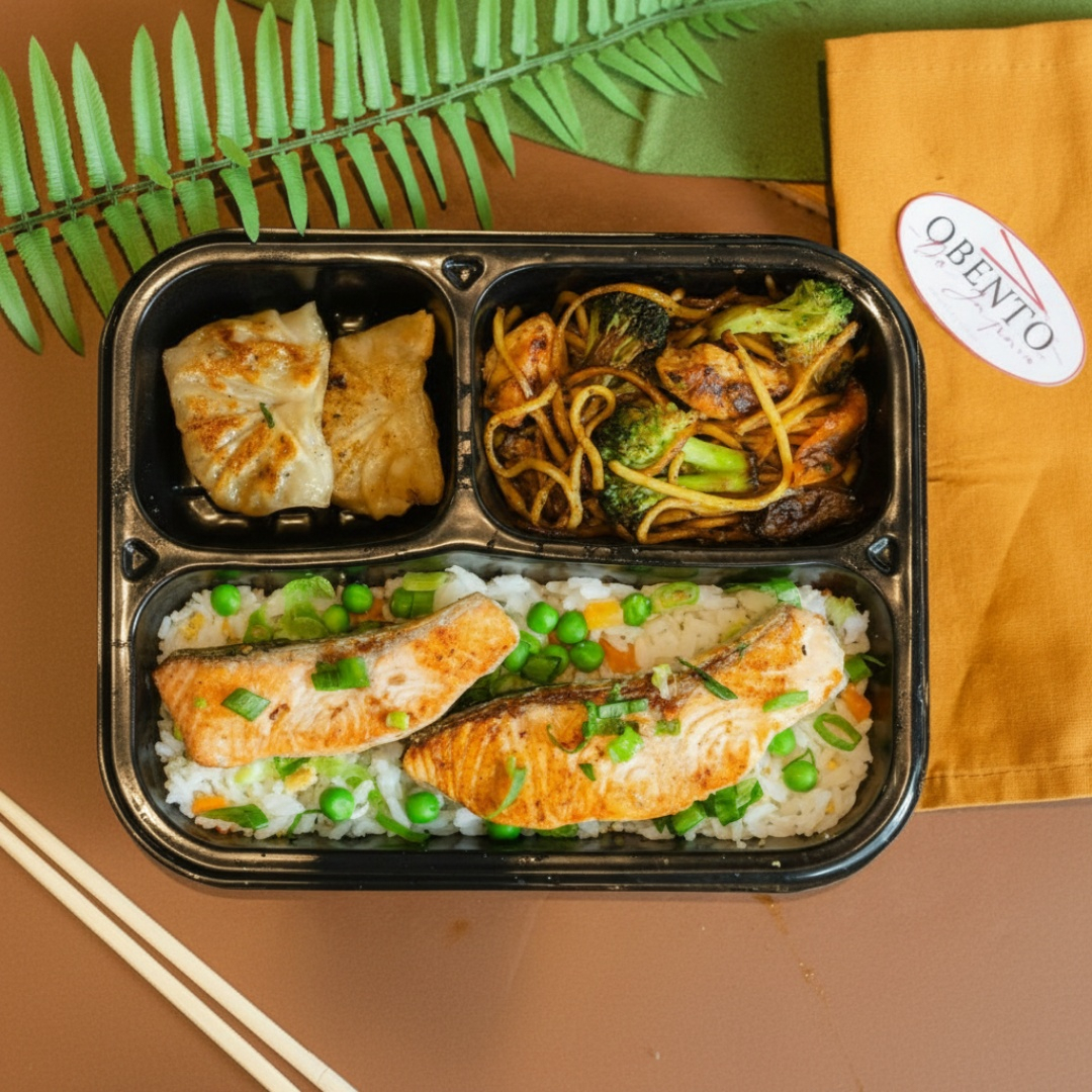 Escolha a composição da sua marmita obento do jeito como você mais gosta!
