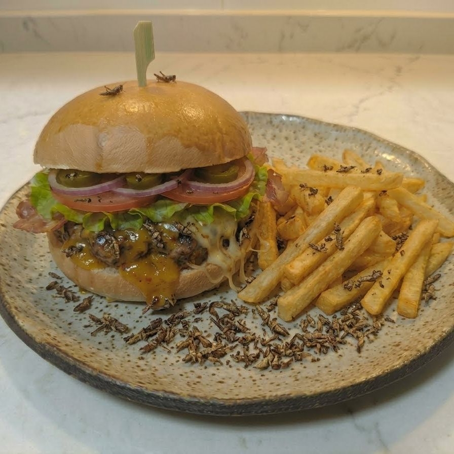 Hamburguesa Oaxaqueña C Papas