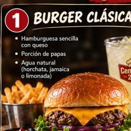 Combo burger