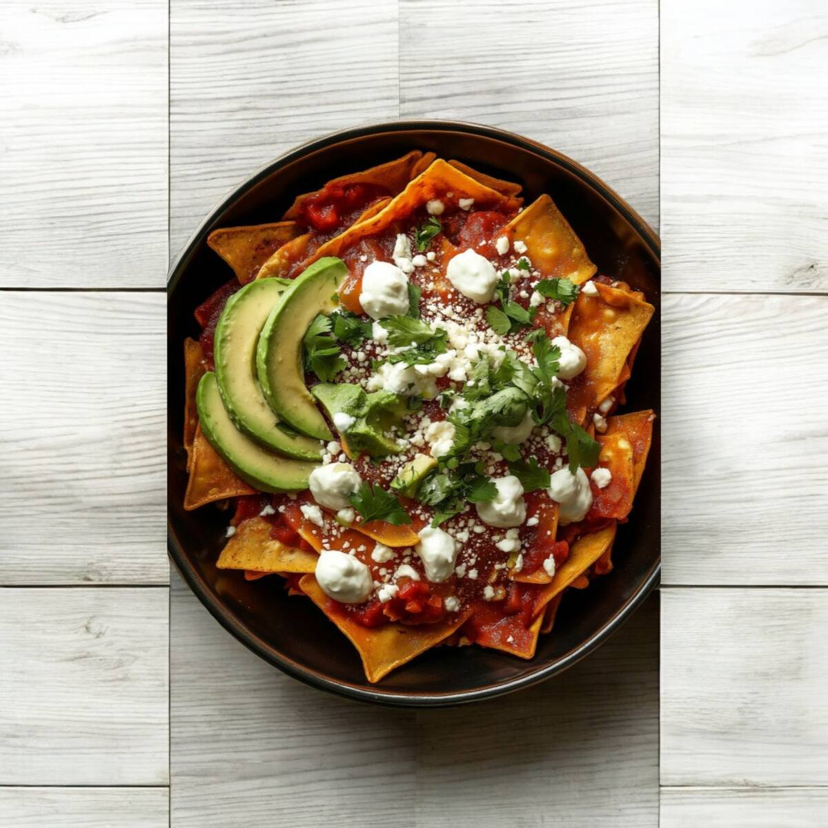 Chilaquiles Rojos Sencillos