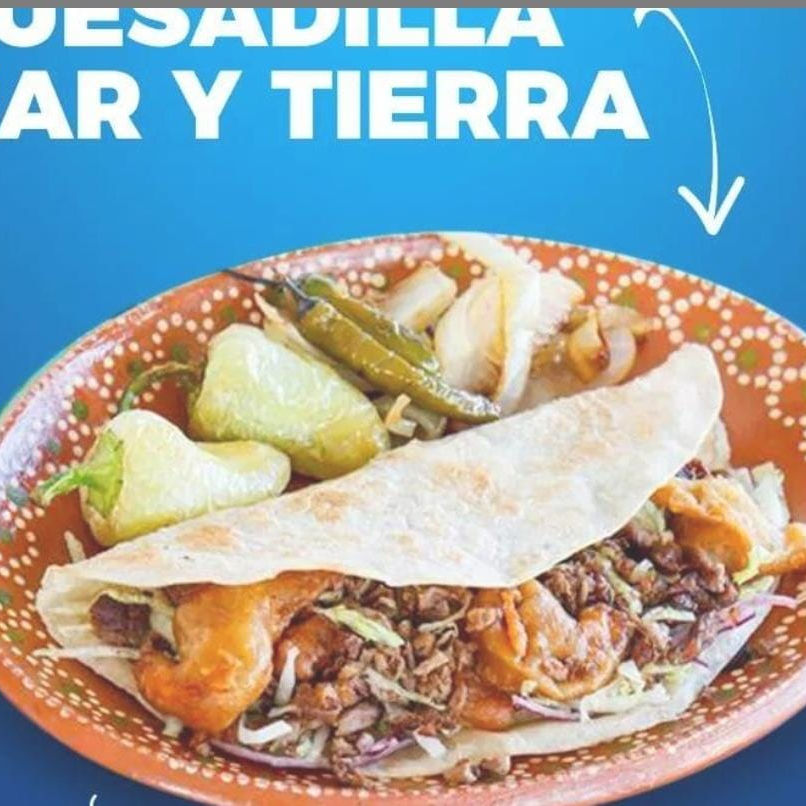 Quesadilla Mar y Tierra