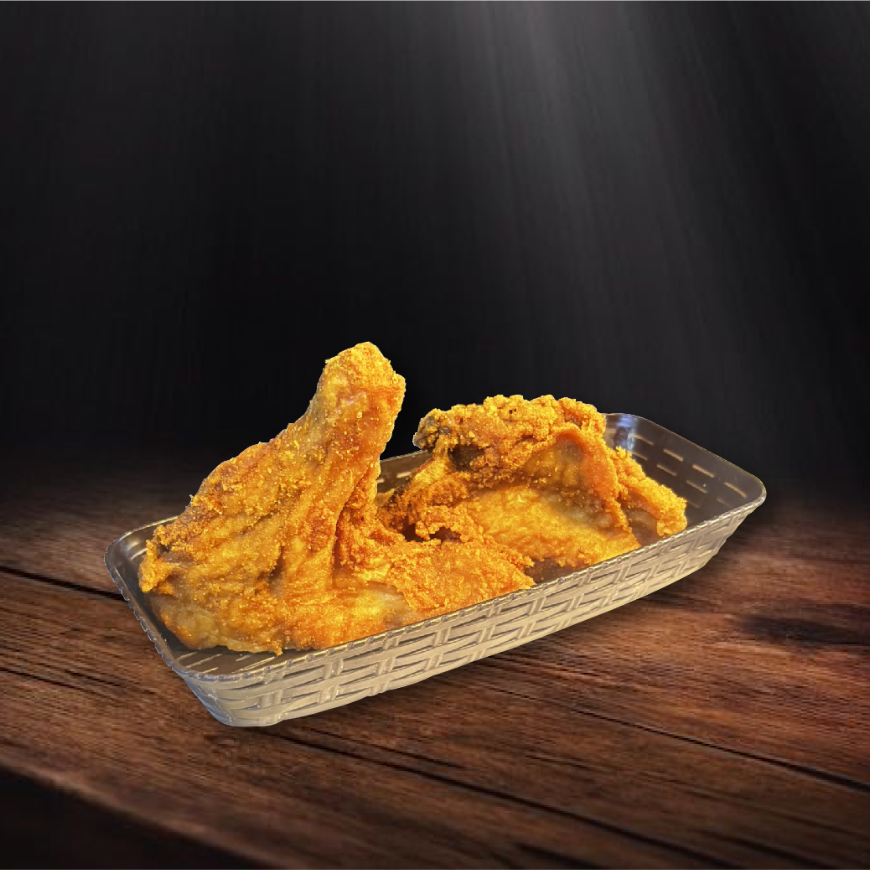 1/4 Pollo Frito Apanado
