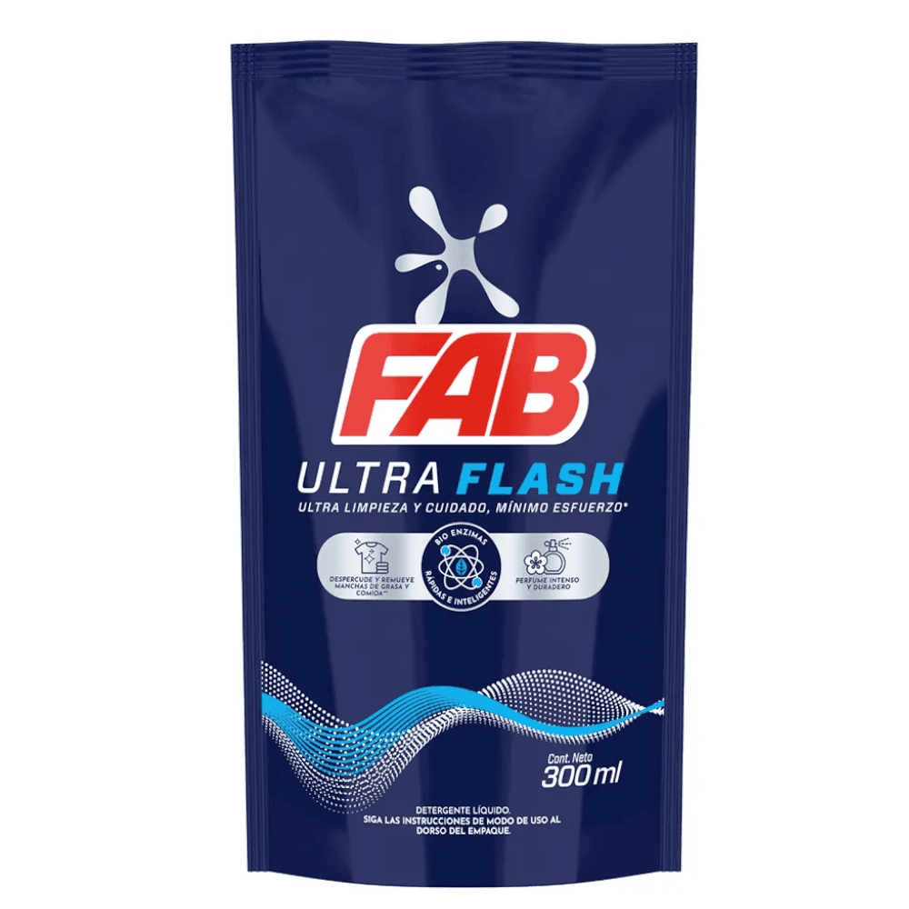 Detergente Liquido Fab Ultra Flash
