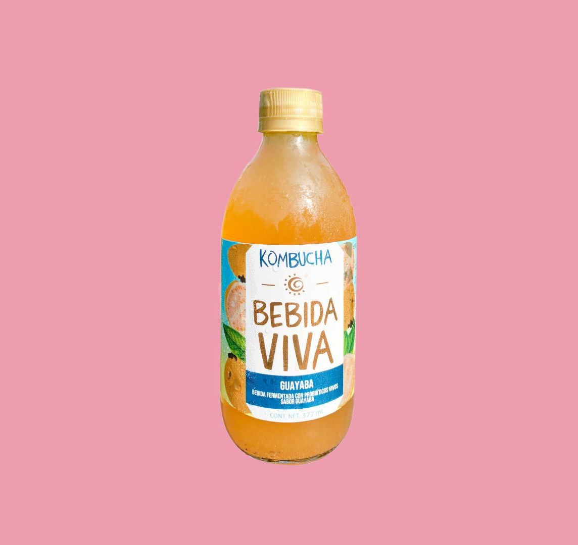 Kombucha Bebida Viva: Guayaba tropical