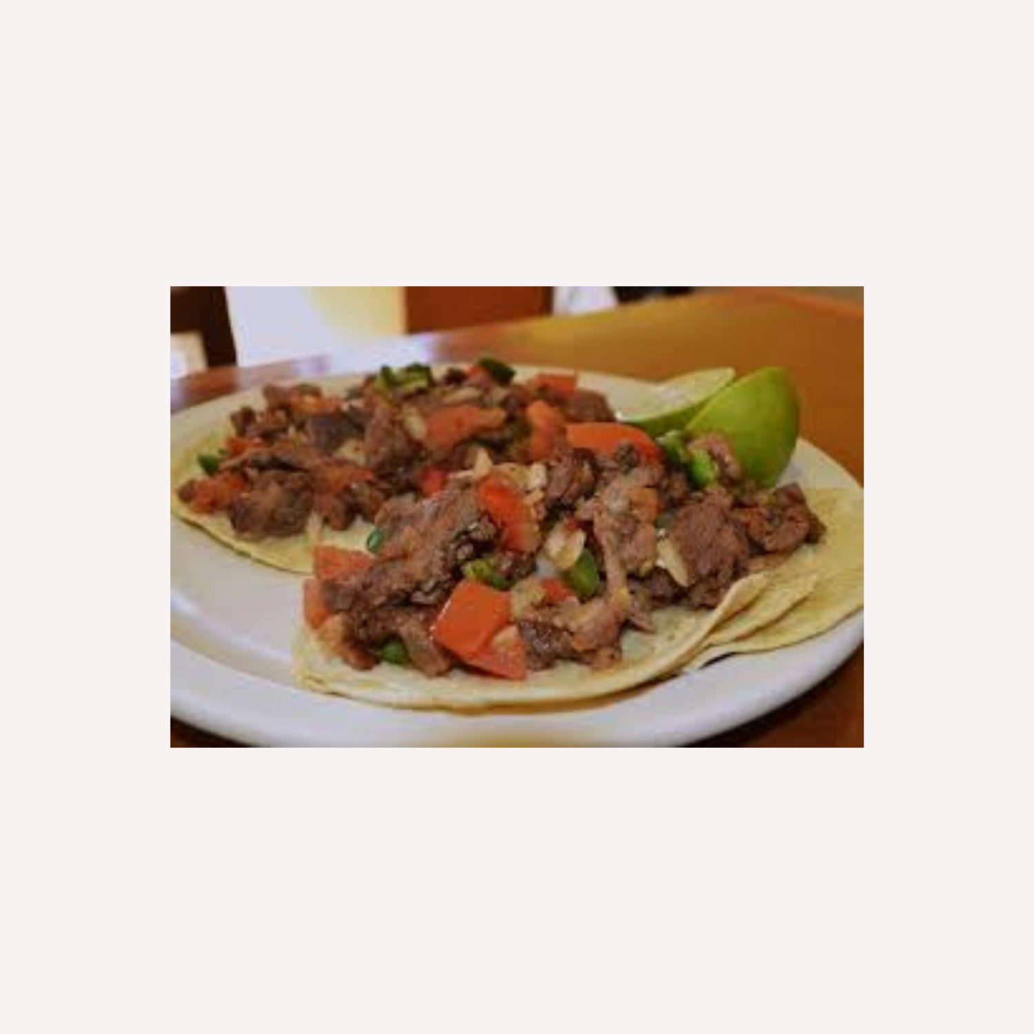 Taco Acorazado de Bistec a la Mexicana