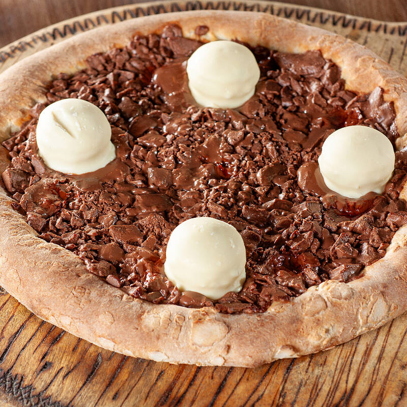 Pizza Grande (8 pedaços), 2 sabores