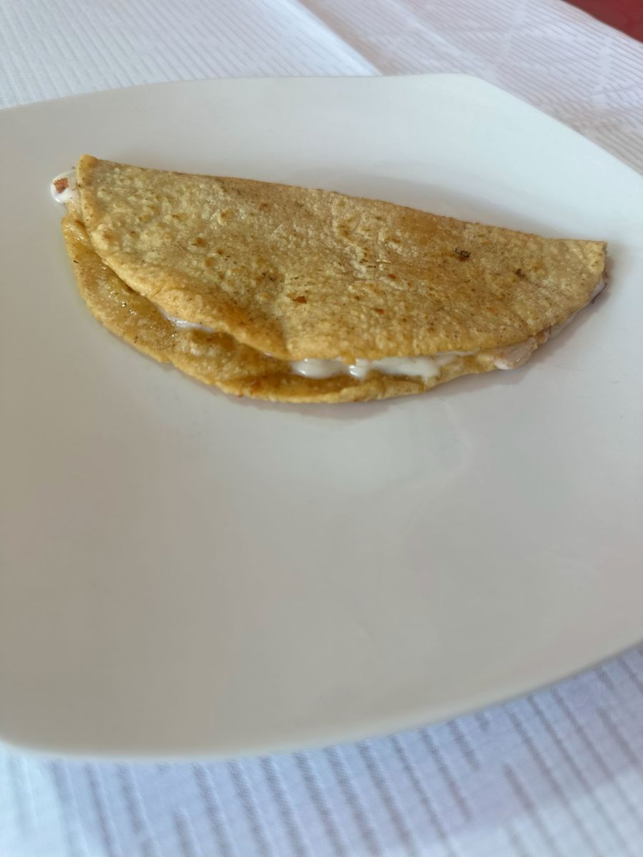 QUESADILLA SENCILLA TORTILLA MAIZ
