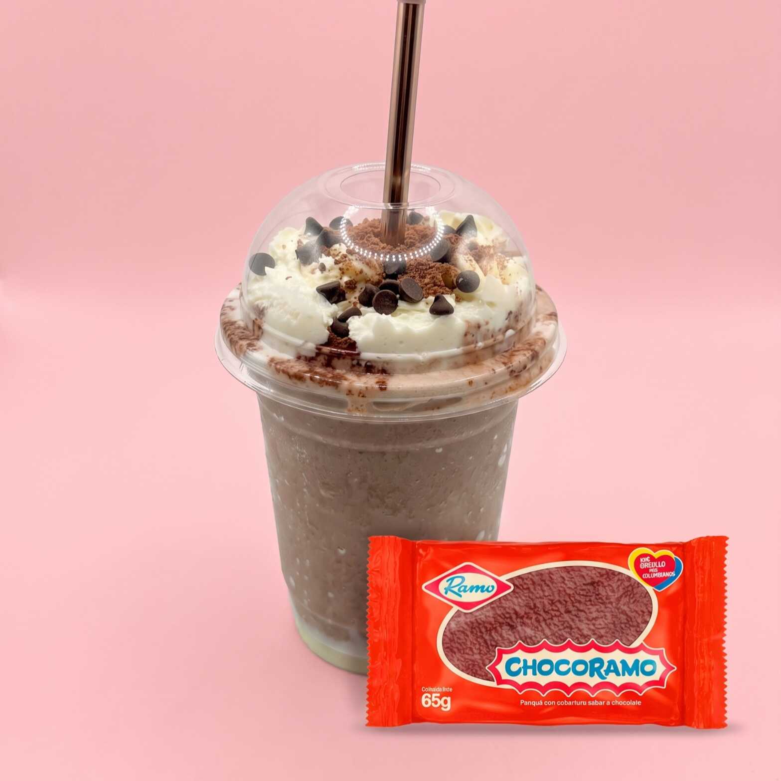 Frappe de Milo + Chocorramo
