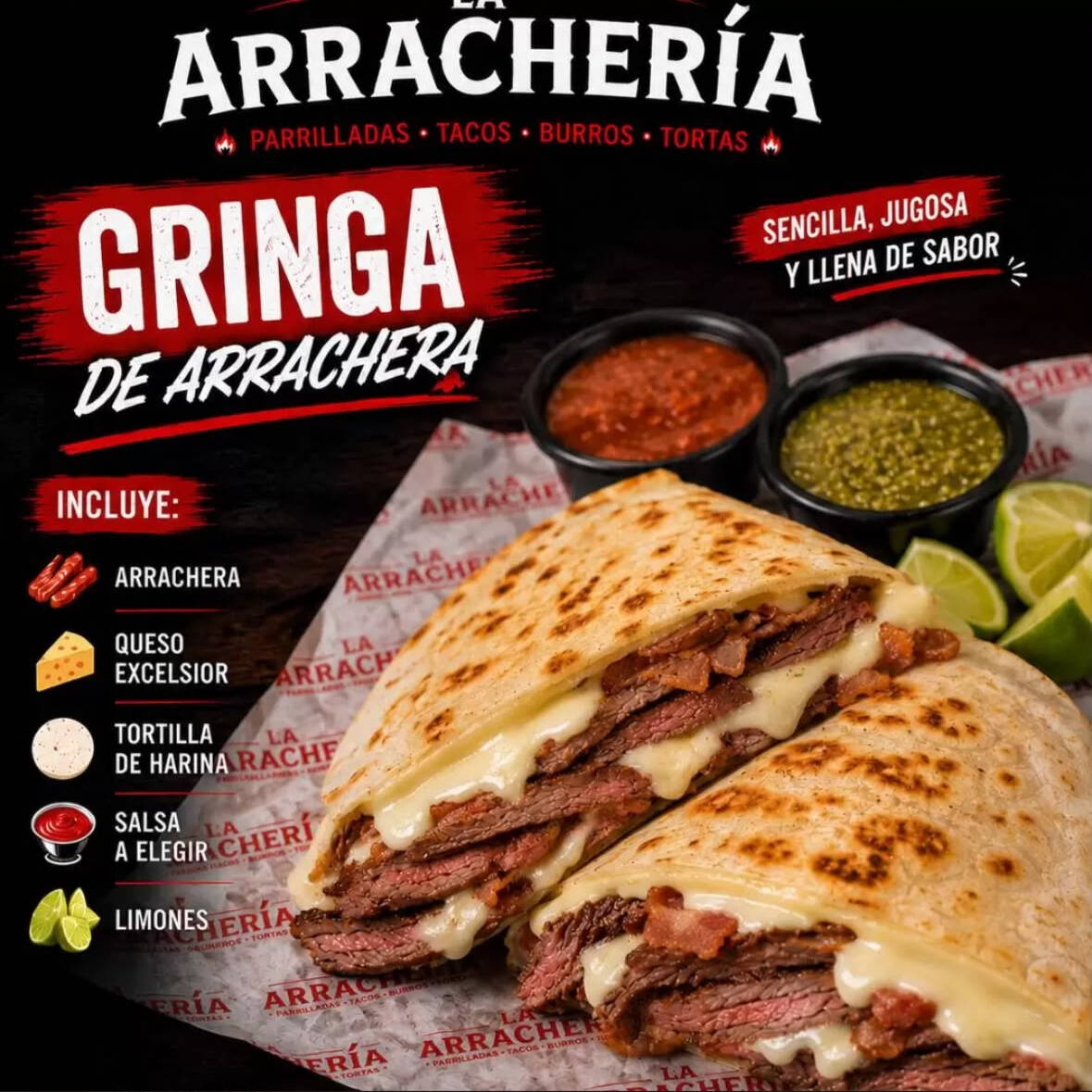 GRINGA ARRACHERA CON DESCUENTO