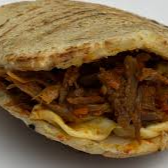 Arepa Ropa Vieja Especial Jamón y Tocineta