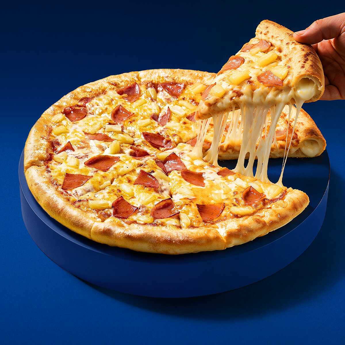 Pizza Superqueso Hawaiana