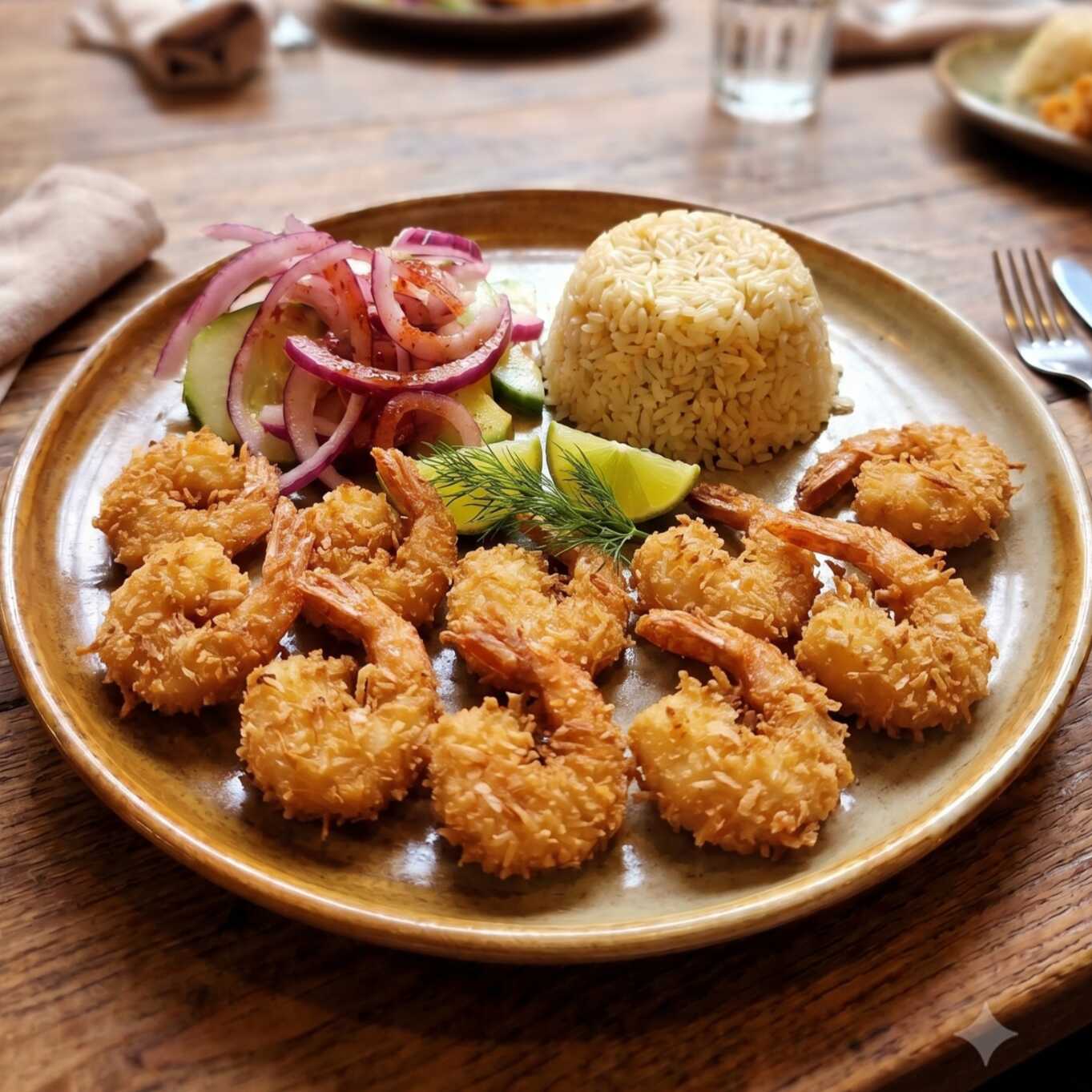Camarones al Coco