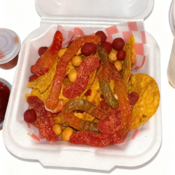 Tostitos con gomitas