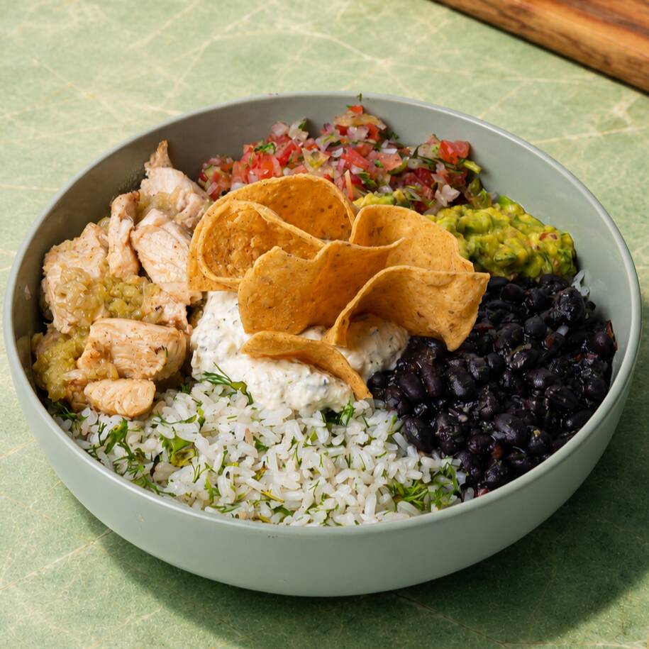 Menú Mexicano Pollo Bowl