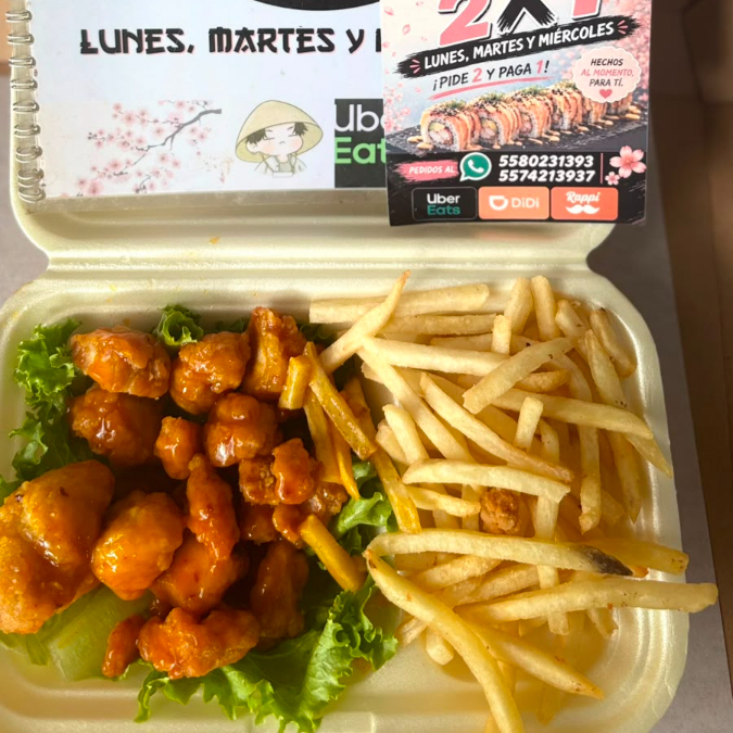 Boneless con Papas