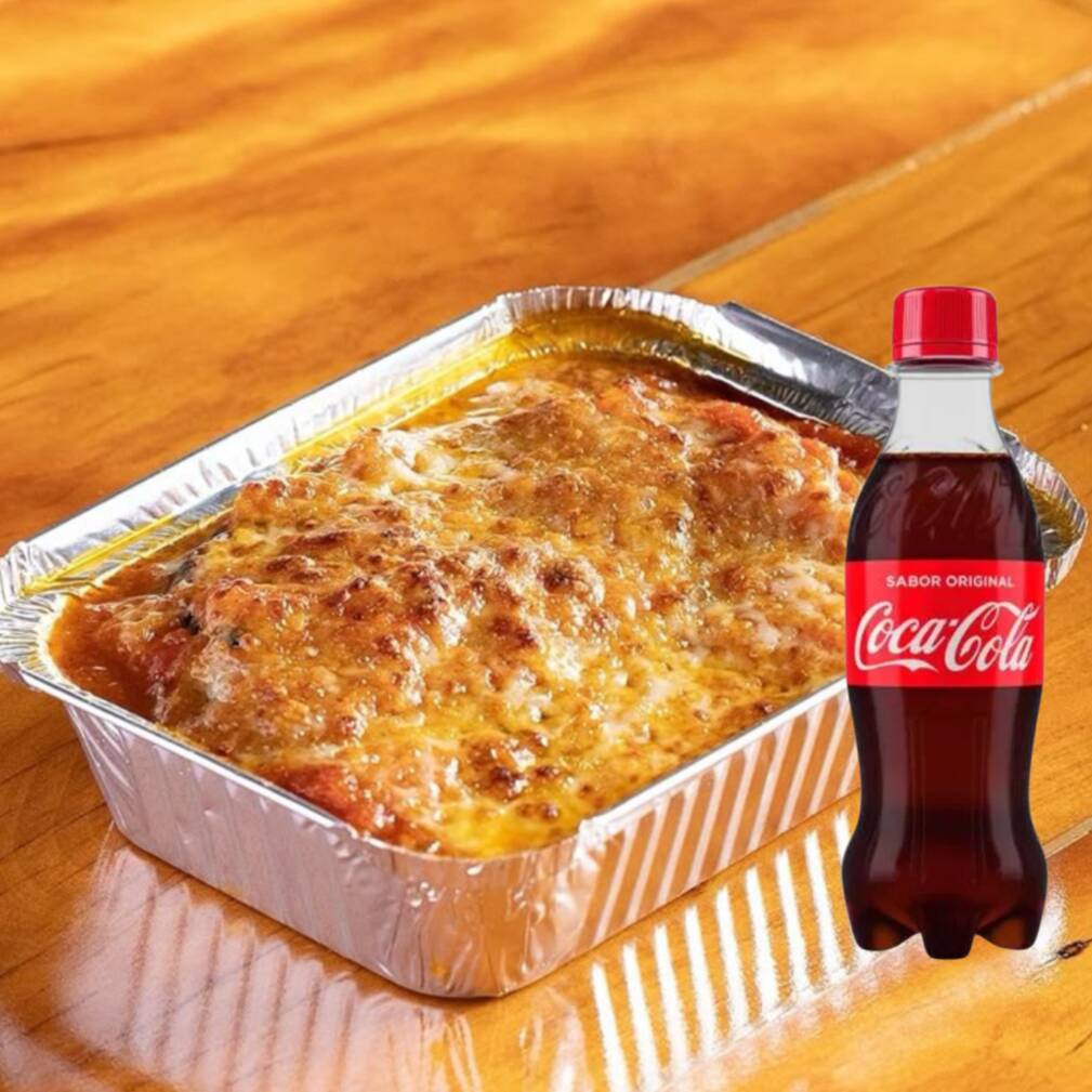 Lasagna Bolognesa 350gr + Coca Cola 250ml
