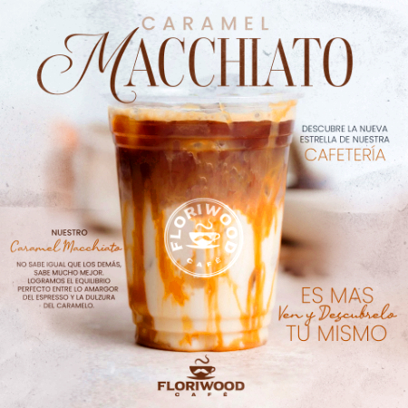 Caramel Macchiato frío 20 oz
