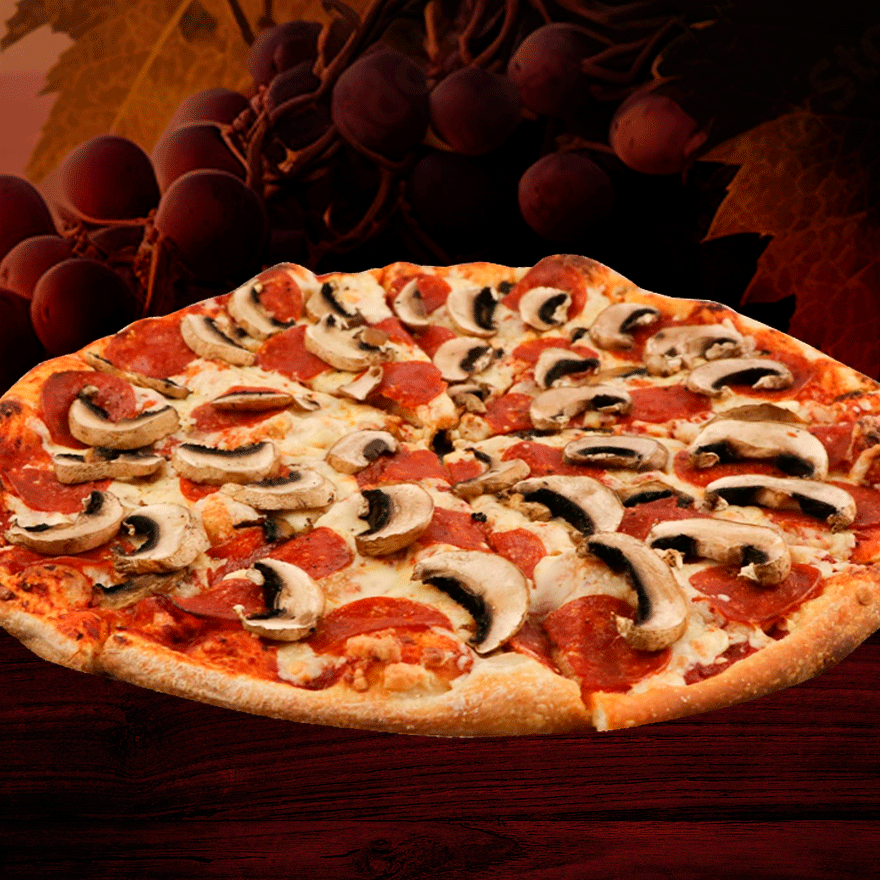 Pizza Gourmet Pepperoni & Champiñones Venti C
