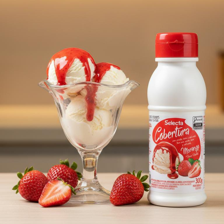 Cobertura de morango (300g)