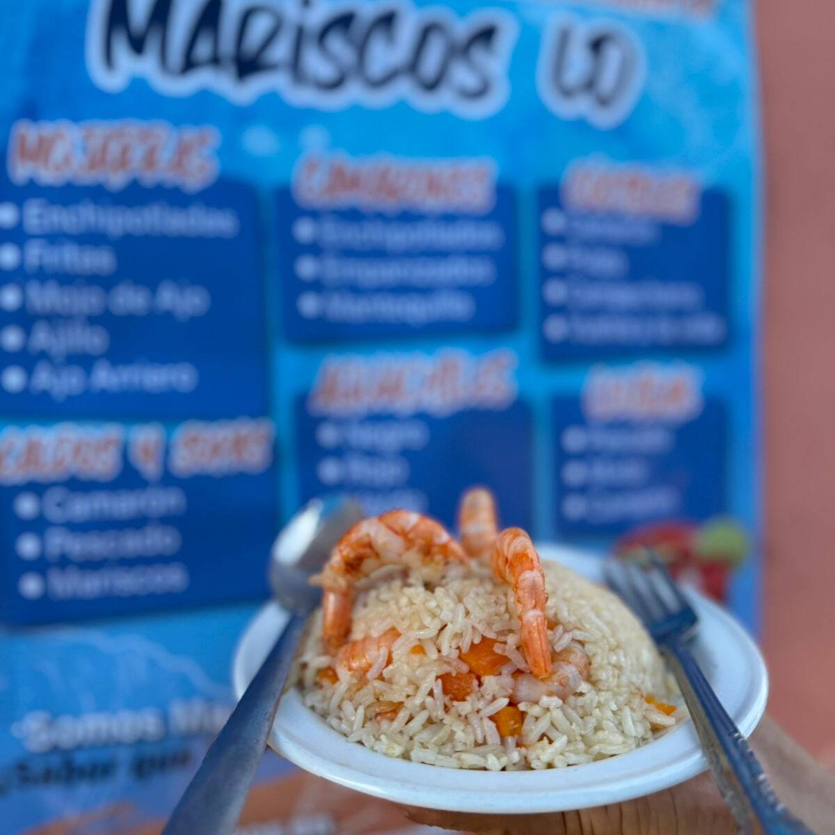 Arroz con camarón