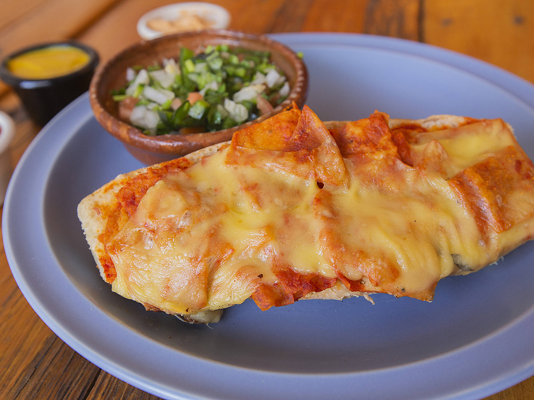 Molletes Rellenos Chilaquiles