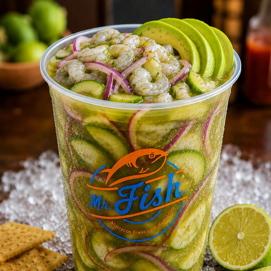 Aguachile en Salsa Verde