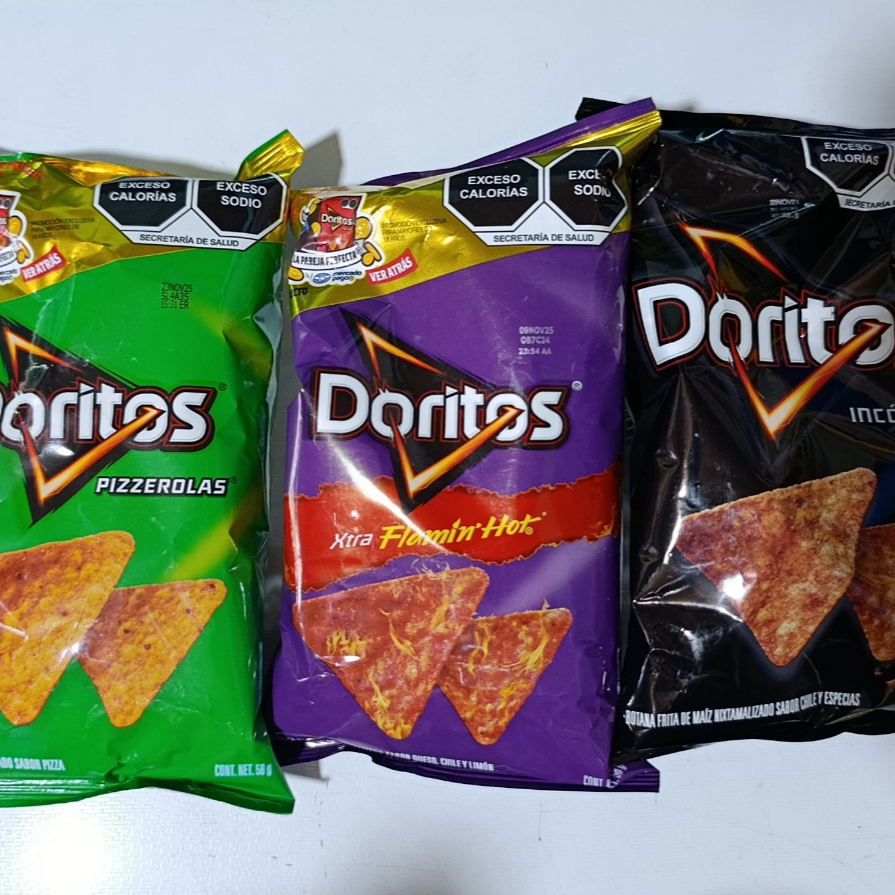 Doritos variedad preparadas