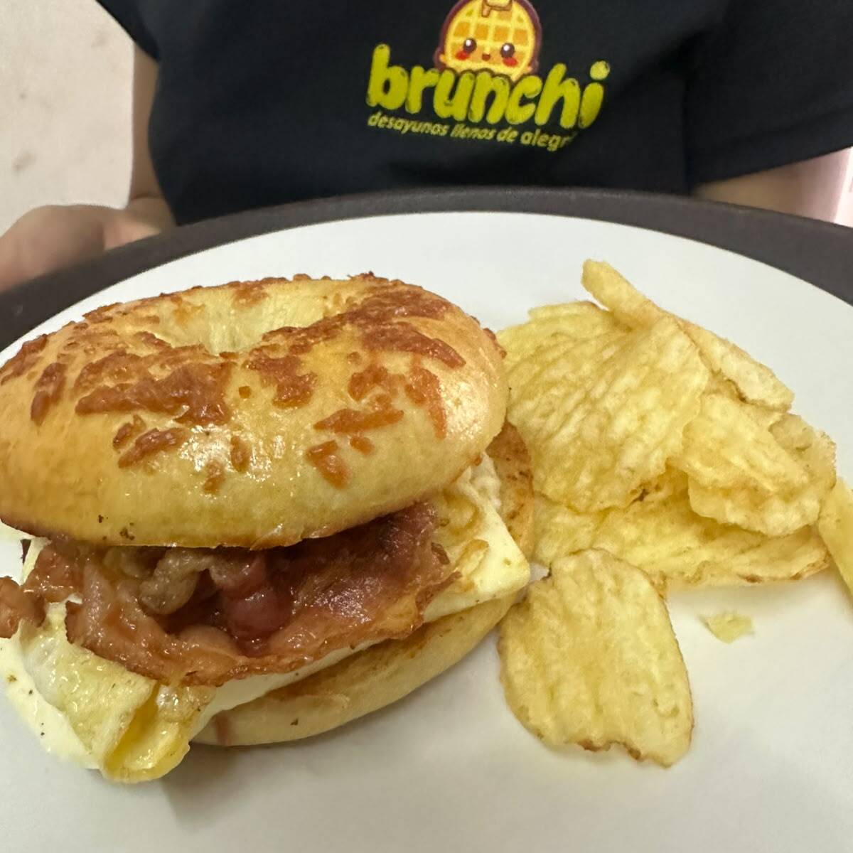 Bagel Ranchero con Panela