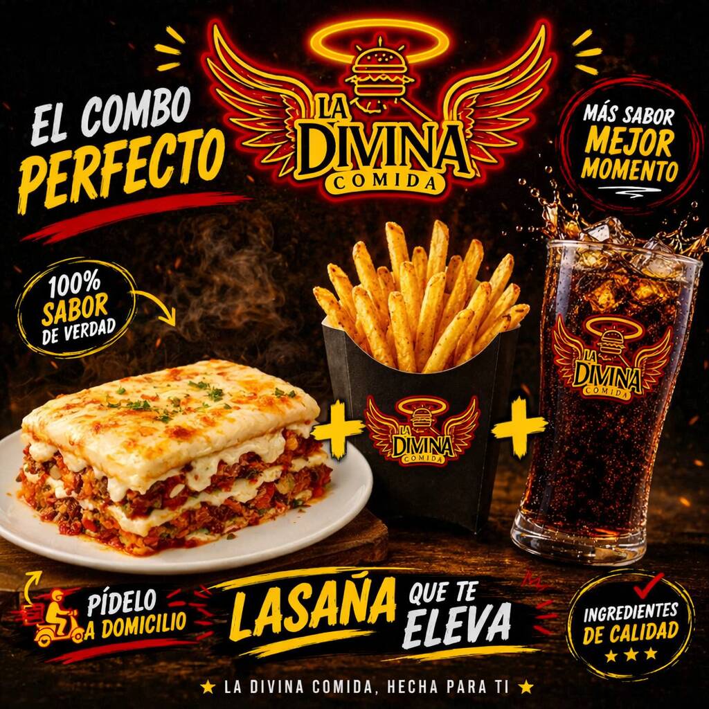 LASAÑA PRIMAVERA EN COMBO
