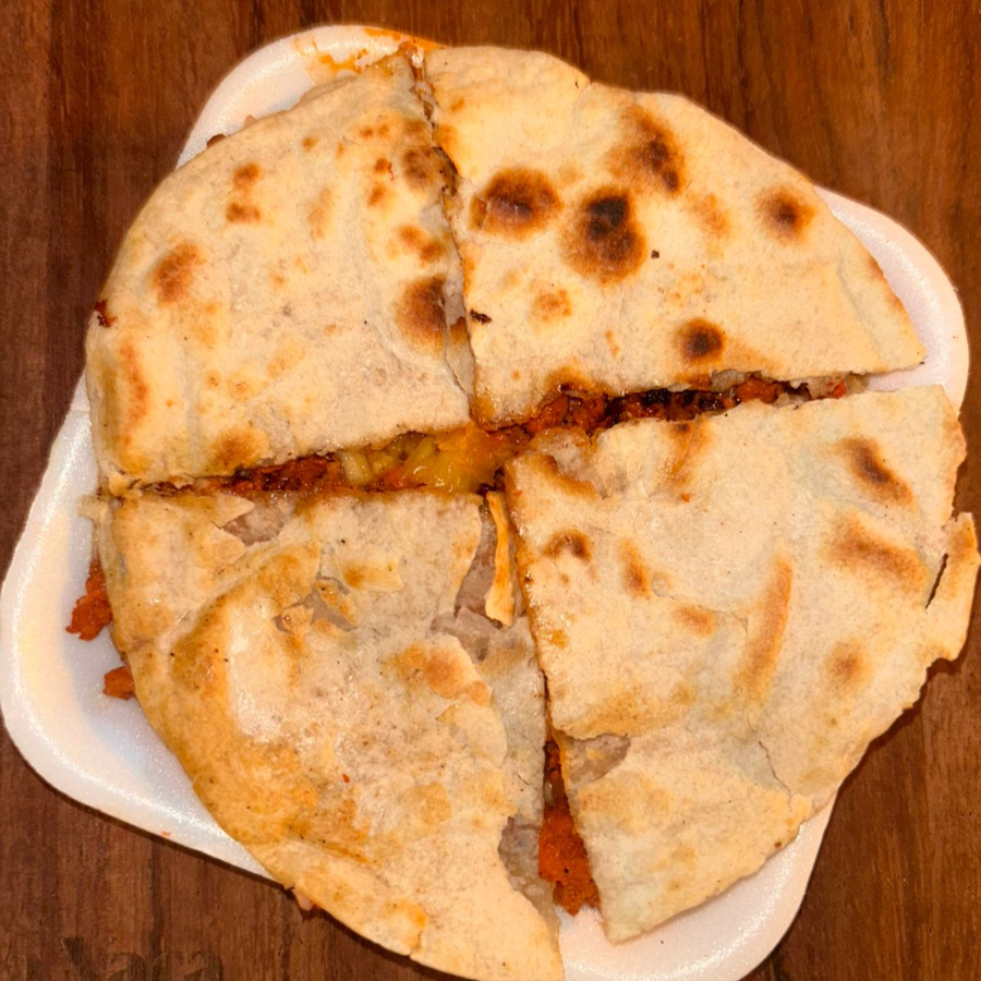 Gringa de Bistec con Chorizo