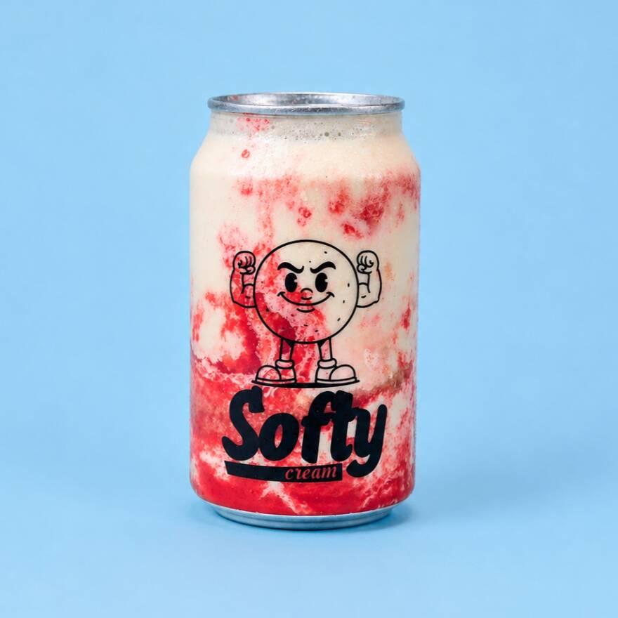 Softy Cream de Cheesecake de Fresa